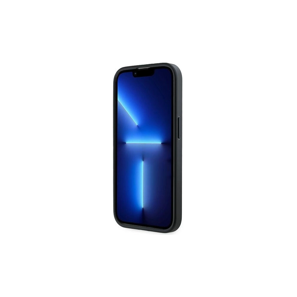 Etui Karl Lagerfeld KLHCP13XPQDSMGK Apple iPhone 13 Pro Max hardcase Diagonal Quilted Script czarny/black