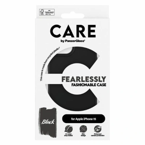 Kup Case CARE von PanzerGlass Furchtlos modisches Case Apple iPhone 15/14/13 schwarz/black - PZG654 - {ean13} - Sklep Home Screen