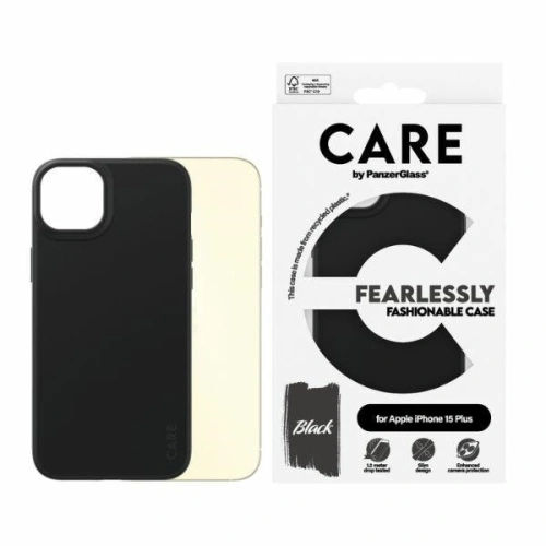 Buy CARE by PanzerGlass Fearlessly Fashionable Case Apple iPhone 15 Plus / 14 Plus black - PZG655 - {ean13} - Home Screen Store Europe