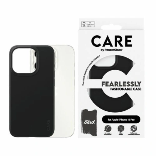 Kup Case CARE von PanzerGlass Furchtlos modisches Case Apple iPhone 15 Pro schwarz/black - PZG656 - {ean13} - Sklep Home Screen