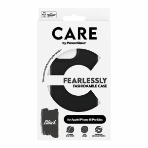 Etui CARE by PanzerGlass Fearlessly Fashionable Case Apple iPhone 15 Pro Max czarny/black