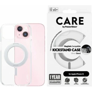 Kup Etui CARE by PanzerGlass Kickstand Case Apple iPhone 15/14/13 MagSafe srebrny/silver - PZG658 - {ean13} - Sklep Home Screen