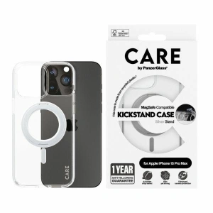 Kup Etui CARE by PanzerGlass Kickstand Case Apple iPhone 15 Plus / 14 Plus MagSafe srebrny/silver - PZG659 - {ean13} - Sklep Home Screen