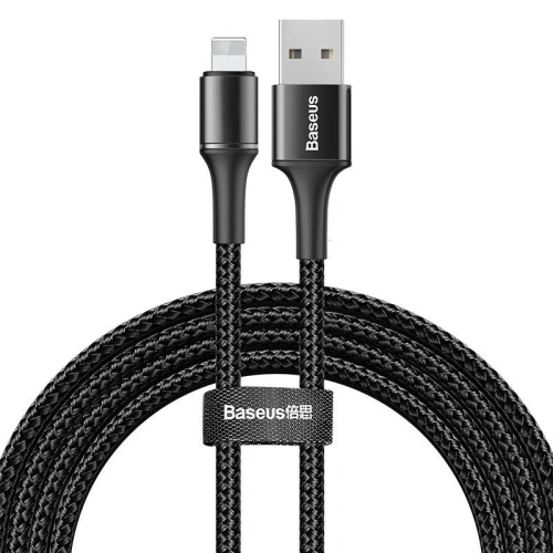 Buy Baseus halo data cable USB For iP 1.5A 2m Black - BSU771BLK - {ean13} - Home Screen Store Europe