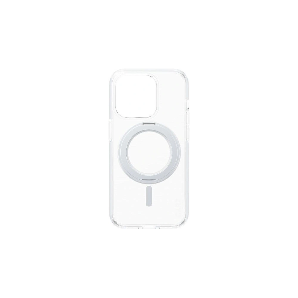 Etui CARE by PanzerGlass Kickstand Case Apple iPhone 15 Pro MagSafe srebrny/silver