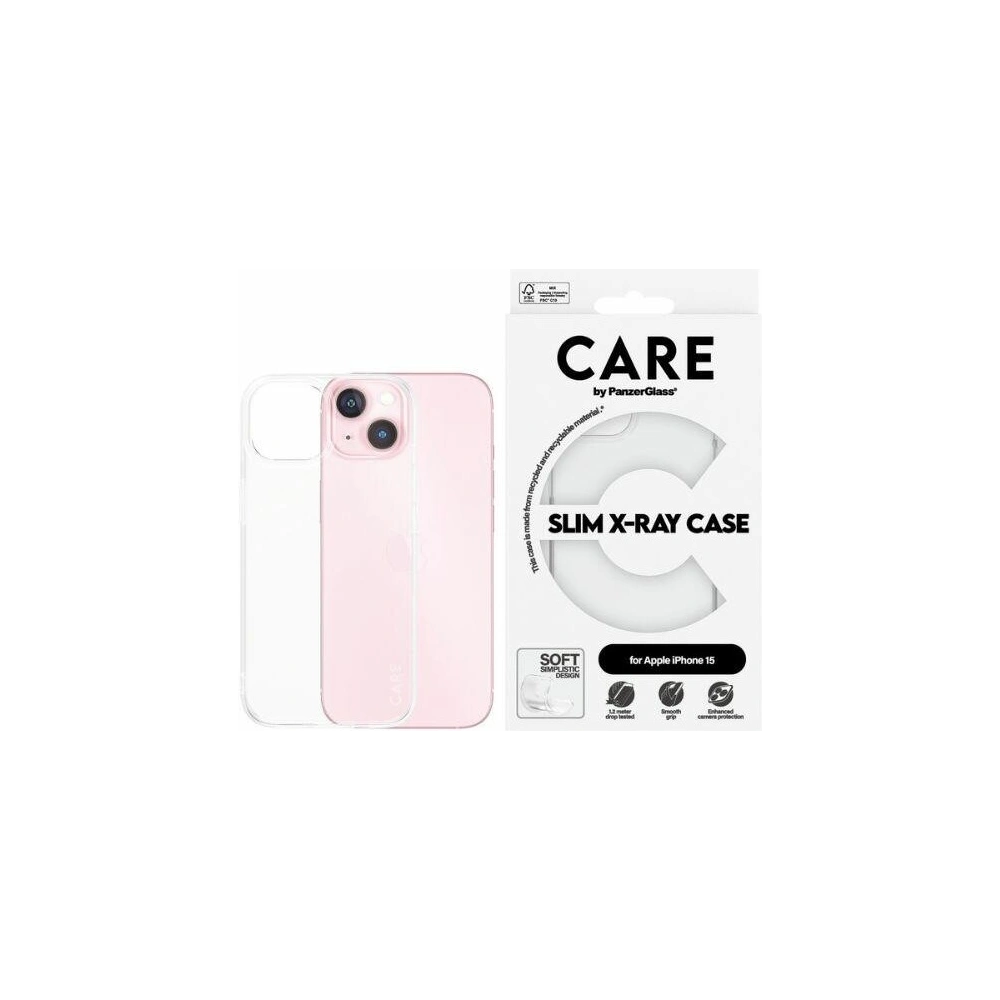 Etui CARE by PanzerGlass Slim X-Ray Case Apple iPhone 15/14/13 przezroczysty/transparent