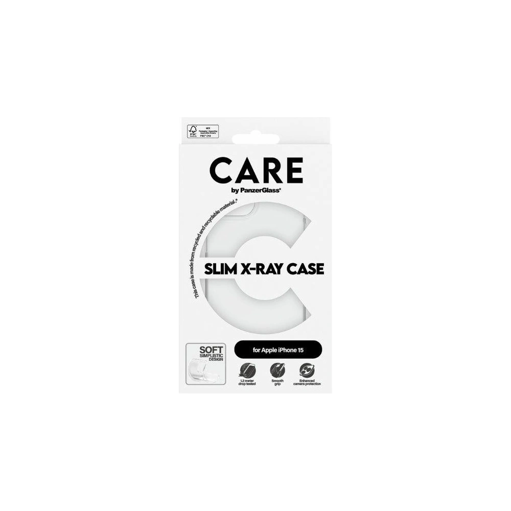 Etui CARE by PanzerGlass Slim X-Ray Case Apple iPhone 15/14/13 przezroczysty/transparent