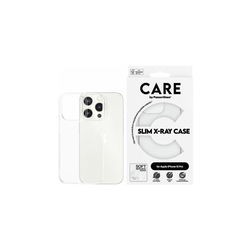 Etui CARE by PanzerGlass Slim X-Ray Case Apple iPhone 15 Pro przezroczysty/transparent