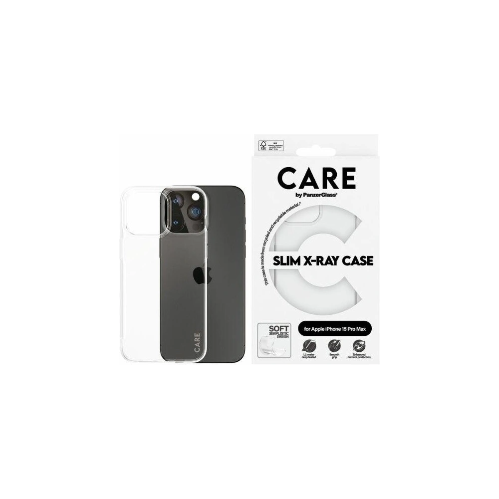 Etui CARE by PanzerGlass Slim X-Ray Case Apple iPhone 15 Pro Max przezroczysty/transparent