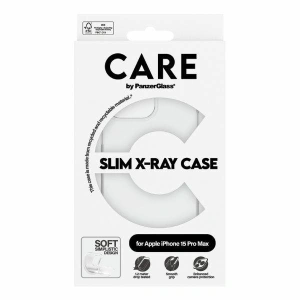 Etui CARE by PanzerGlass Slim X-Ray Case Apple iPhone 15 Pro Max przezroczysty/transparent