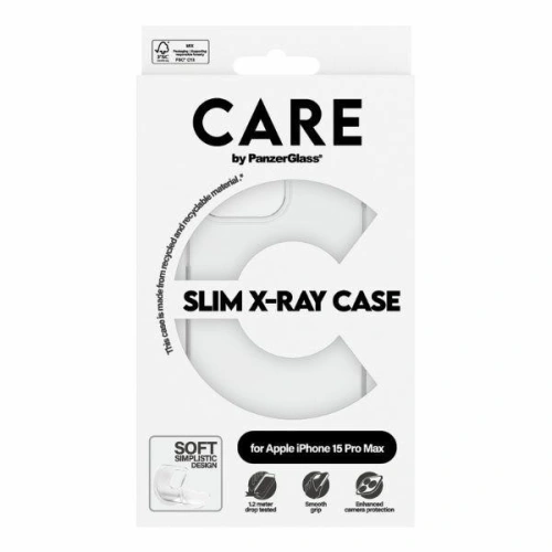 Kup Case CARE von PanzerGlass Slim X-Ray Case Apple iPhone 15 Pro Max transparent/durchsichtig - PZG665 - {ean13} - Sklep Home Screen