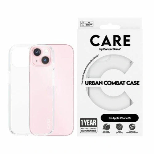 Kup Etui CARE od PanzerGlass Urban Combat Case Apple iPhone 15/14/13 průhledný/transparentní - PZG666 - {ean13} - Sklep Home Screen