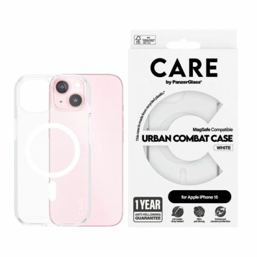 Kup Etui CARE od PanzerGlass Urban Combat Case Apple iPhone 15/14/13 MagSafe bílý/white - PZG667 - {ean13} - Sklep Home Screen