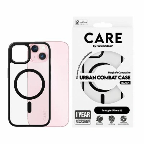 Kup Etui CARE by PanzerGlass Urban Combat Case Apple iPhone 15/14/13 MagSafe fekete/black - PZG668 - {ean13} - Sklep Home Screen