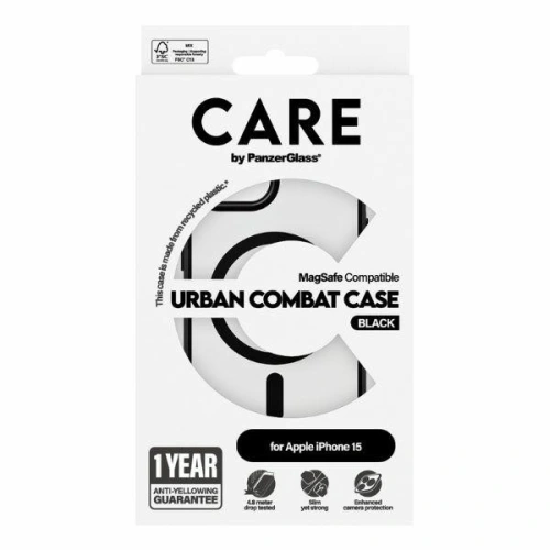 Kup Etui CARE by PanzerGlass Urban Combat Case Apple iPhone 15/14/13 MagSafe fekete/black - PZG668 - {ean13} - Sklep Home Screen