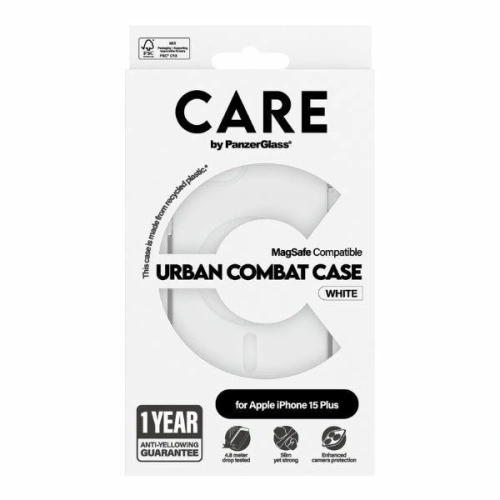 Kup Etui CARE od PanzerGlass Urban Combat Case Apple iPhone 15 Plus / 14 Plus MagSafe bílý/white - PZG670 - {ean13} - Sklep Home Screen