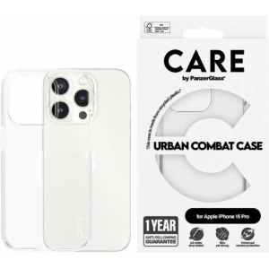 Kup Etui CARE by PanzerGlass Urban Combat Case Apple iPhone 15 Pro przezroczysty/transparent - PZG672 - {ean13} - Sklep Home Screen