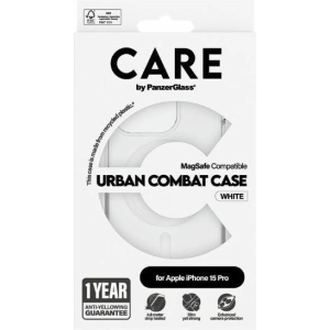 Kup Etui CARE by PanzerGlass Urban Combat Case Apple iPhone 15 Pro MagSafe biały/white - PZG673 - {ean13} - Sklep Home Screen