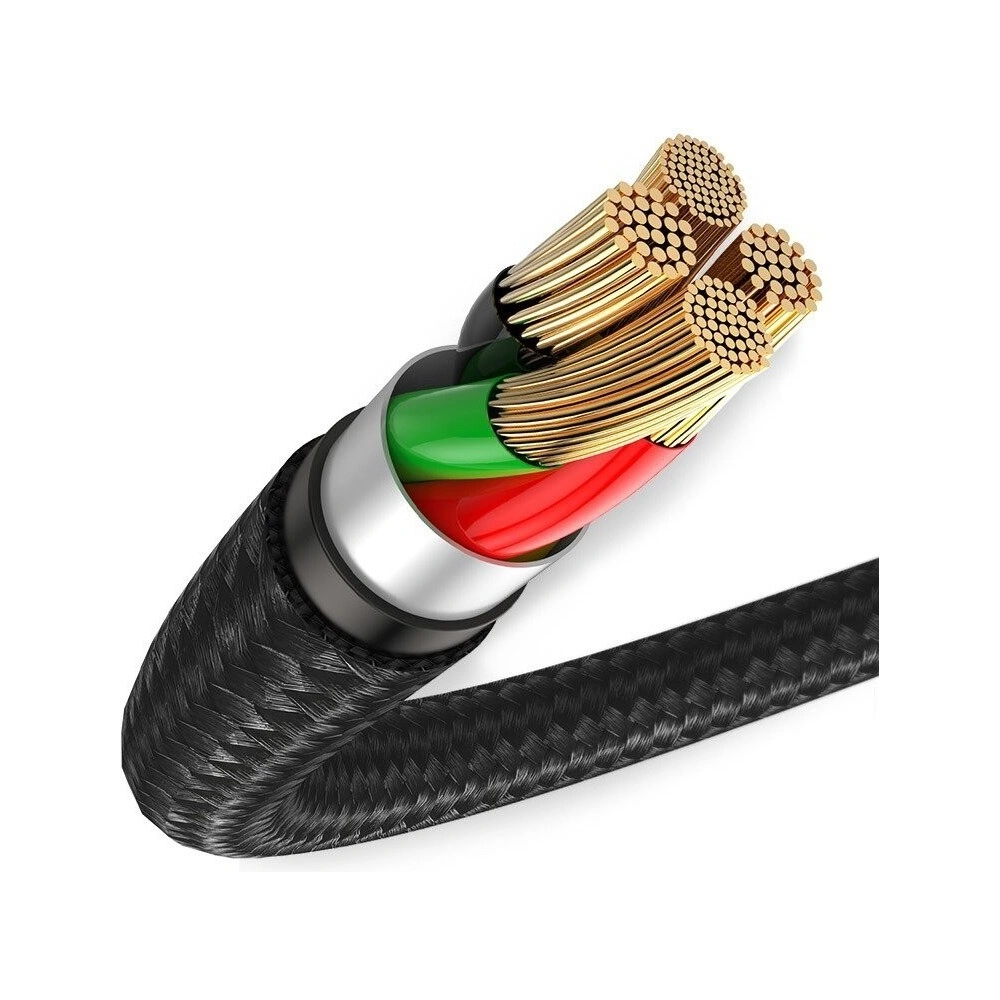 Kabel lightning z podświetleniem LED Baseus Halo 1.5A 2m (czarny)