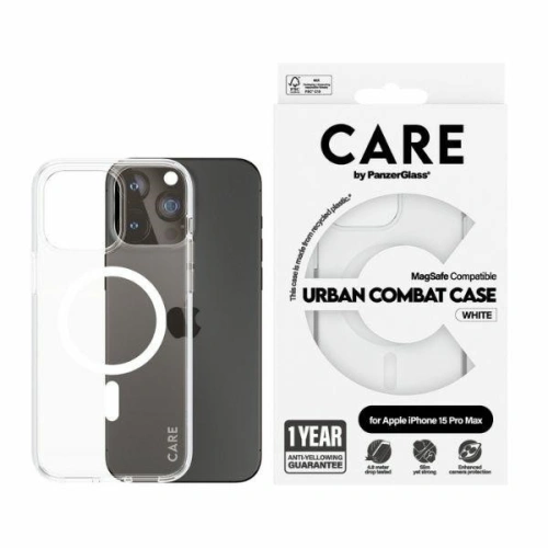 Kup Etui CARE by PanzerGlass Urban Combat Case Apple iPhone 15 Pro Max MagSafe bílý/white - PZG676 - {ean13} - Sklep Home Screen