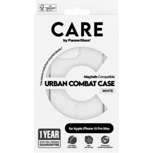Kup Etui CARE by PanzerGlass Urban Combat Case Apple iPhone 15 Pro Max MagSafe alb/white - PZG676 - {ean13} - Sklep Home Screen