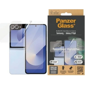 Kup Zestaw folia + szkło PanzerGlass Bundle 2in1 Samsung Galaxy Z Flip6 Screen Protector Ultra Wide-Fit + TPU Classic Fit - PZG678 - {ean13} - Sklep Home Screen