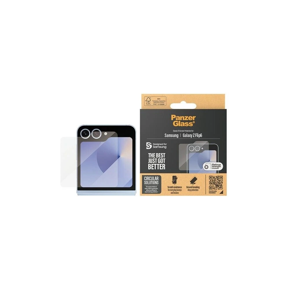 Szkło hartowane PanzerGlass Classic Fit Samsung Galaxy Z Flip6 / 7 FE Screen Protection