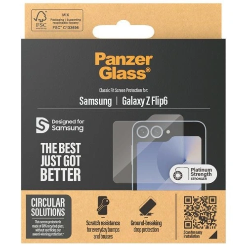 Kup Szkło hartowane PanzerGlass Classic Fit Samsung Galaxy Z Flip6 Screen Protection - PZG680 - {ean13} - Sklep Home Screen