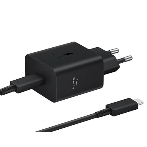 Kup Ładowarka sieciowa Samsung EP-T4511XBEGEU USB-C PD 45W + kabel USB-C / USB-C 3A 1.8m Super Fast Charge czarny/black - SMG1162 - {ean13} - Sklep Home Screen
