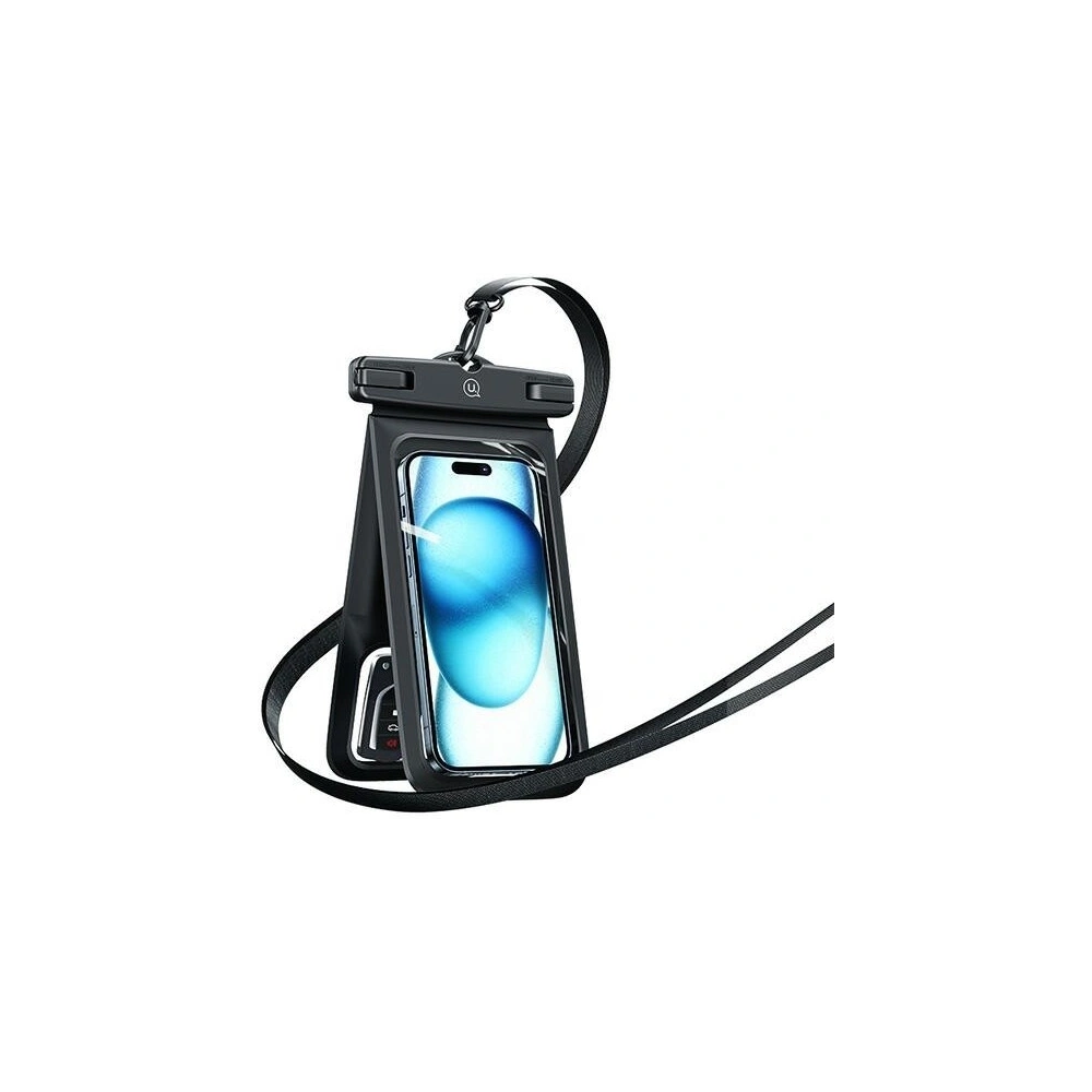 Uniwersalne podwójne etui wodoodporne 6.7" USAMS IP68 biały/white