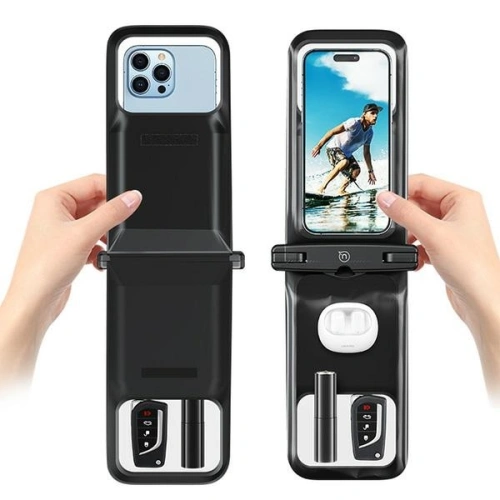 Kup Uniwersalne podwójne etui wodoodporne 6.7" USAMS IP68 biały/white - USA1138 - {ean13} - Sklep Home Screen