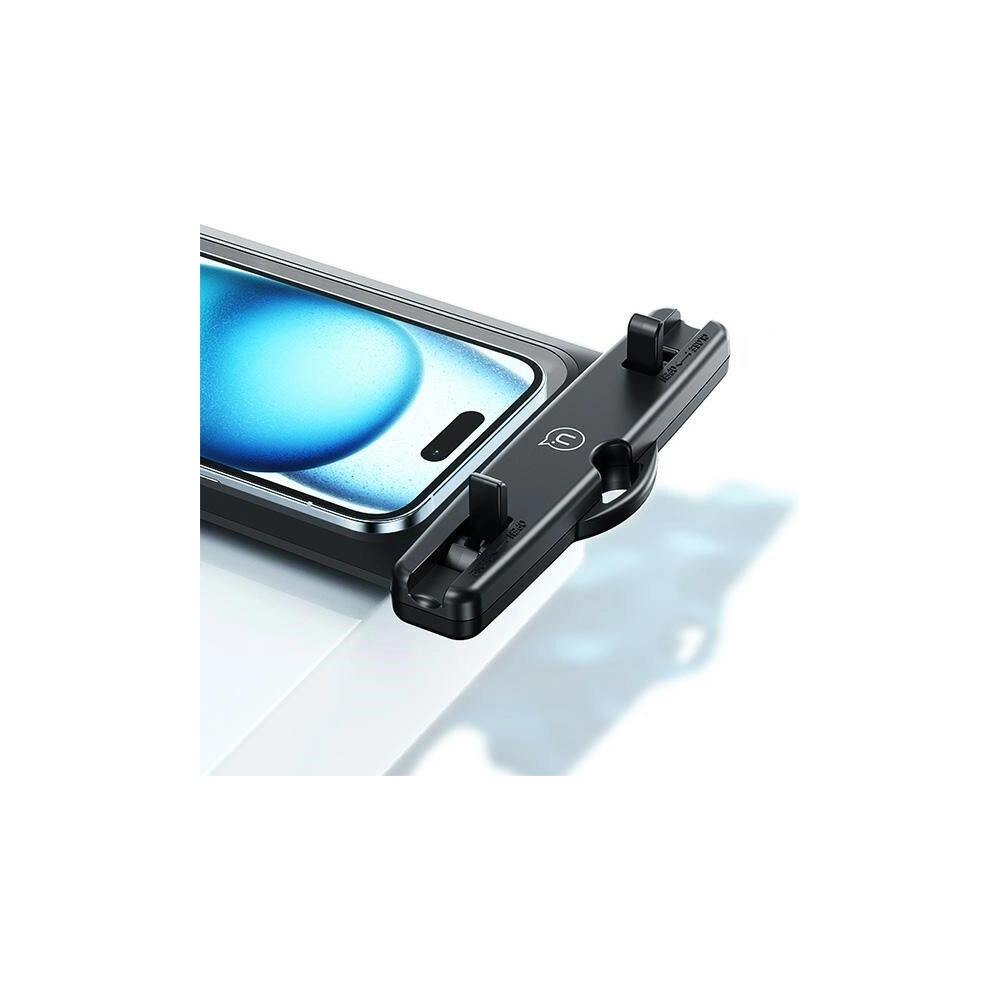 Uniwersalne podwójne etui wodoodporne 6.7" USAMS IP68 czarny/black