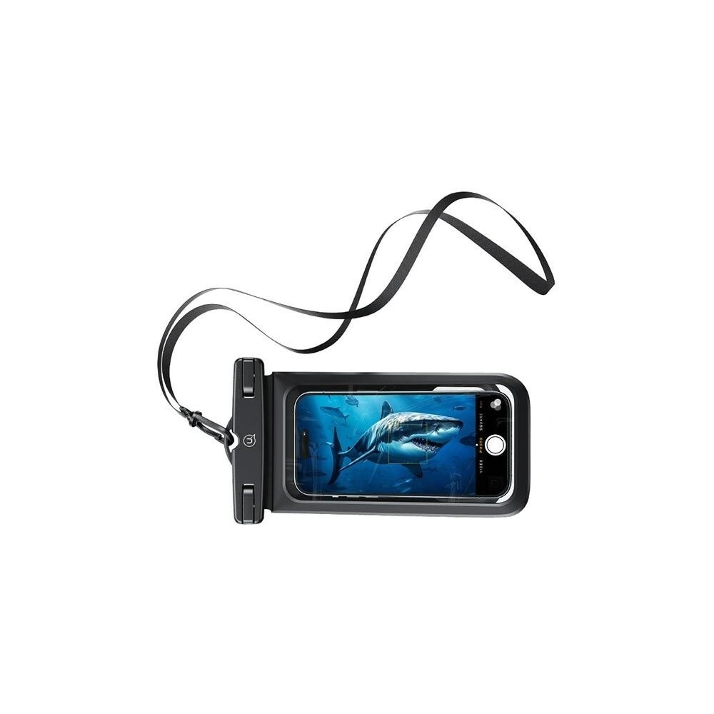 Uniwersalne podwójne etui wodoodporne 6.7" USAMS IP68 czarny/black