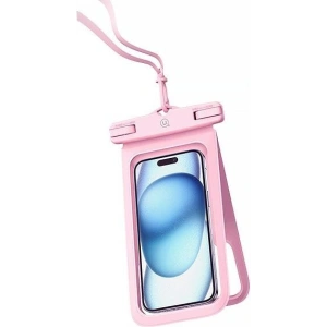 Kup Uniwersalne podwójne etui wodoodporne 6.7" USAMS IP68 różowy/pink - USA1140 - {ean13} - Sklep Home Screen