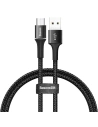 Kabel micro USB s LED podsvícením Baseus Halo 3A 1m (černý)