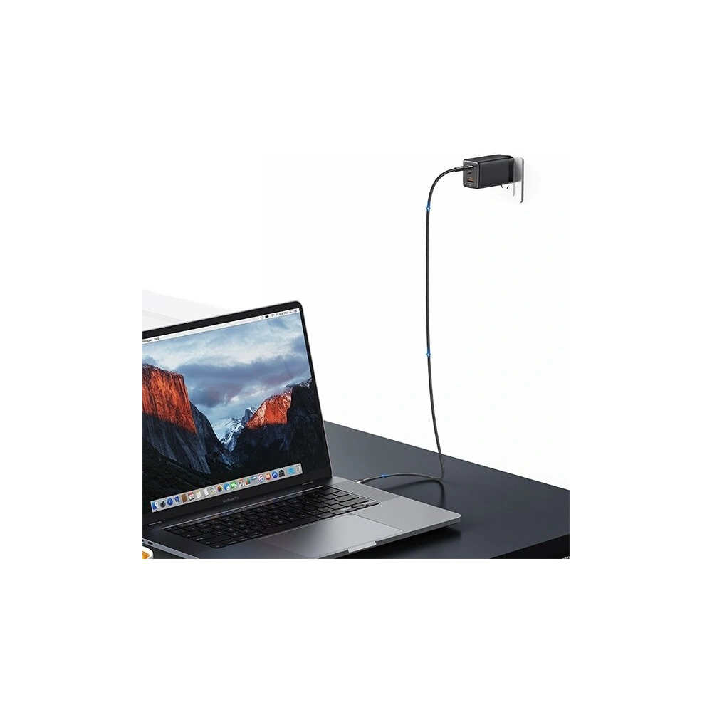 Kabel USAMS USB-C / USB-C 240W 1.2m SY Series tarnish