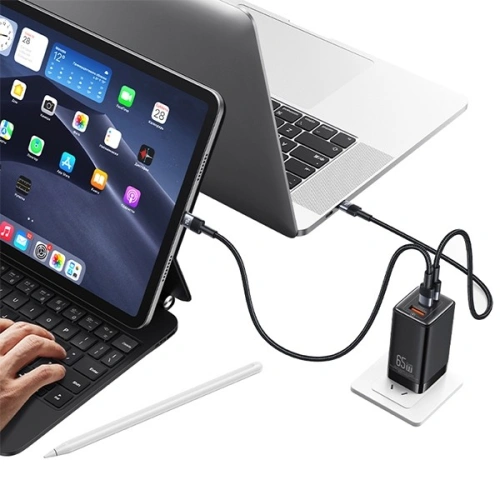 Kup Kabel USAMS USB-C / USB-C 240W 1.2m SY Series tarnish - USA1141 - {ean13} - Sklep Home Screen