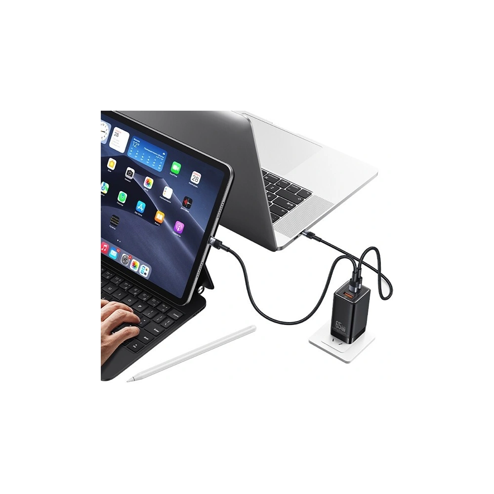 Kabel USAMS USB-C / USB-C 240W 1.2m SY Series tarnish