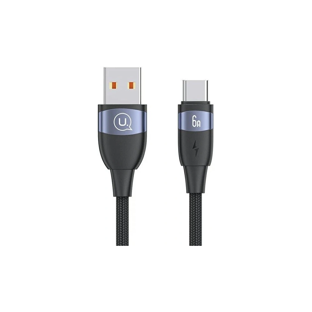 Kabel USAMS U85 USB-A / USB-C 6A 2m Fast Charging czarny/black