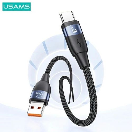 Kup Cablu USAMS U85 USB-A / USB-C 6A 2m Încărcare rapidă negru/black - USA1143 - {ean13} - Sklep Home Screen