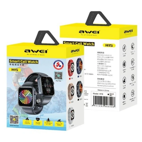 Kup Smartwatch AWEI H15 negru/black - AWEI212 - {ean13} - Sklep Home Screen