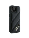 Kup Etui Karl Lagerfeld KLHCP14SPQDSMGK Apple iPhone 14 / 15 / 13 hardcase Diagonal Quilted Script černý/black - KLD2120 - {ean13} - Sklep Home Screen