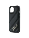 Kup Etui Karl Lagerfeld KLHCP14SPQDSMGK Apple iPhone 14 / 15 / 13 hardcase Diagonal Quilted Script černý/black - KLD2120 - {ean13} - Sklep Home Screen