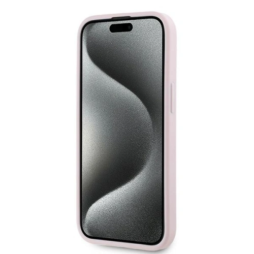 Kup Etui Karl Lagerfeld KLHCP14SPQDSMGP Apple iPhone 14 / 15 / 13 hardcase Diagonal Quilted Script różowy/pink - KLD2121 - {ean13} - Sklep Home Screen