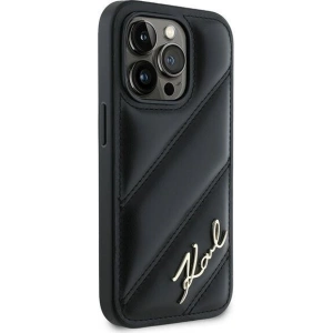 Kup Etui Karl Lagerfeld KLHCP14XPQDSMGK Apple iPhone 14 Pro Max hardcase Diagonal Quilted Script černý/black - KLD2122 - {ean13} - Sklep Home Screen