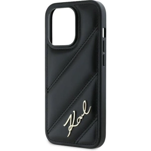Kup Etui Karl Lagerfeld KLHCP14XPQDSMGK Apple iPhone 14 Pro Max hardcase Diagonal Quilted Script černý/black - KLD2122 - {ean13} - Sklep Home Screen