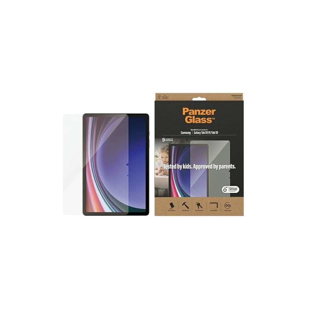 Szkło hartowane PanzerGlass Ultra-Wide Fit Samsung Tab S9 / S9 FE - Galaxy Tab S9 - PanzerGlass