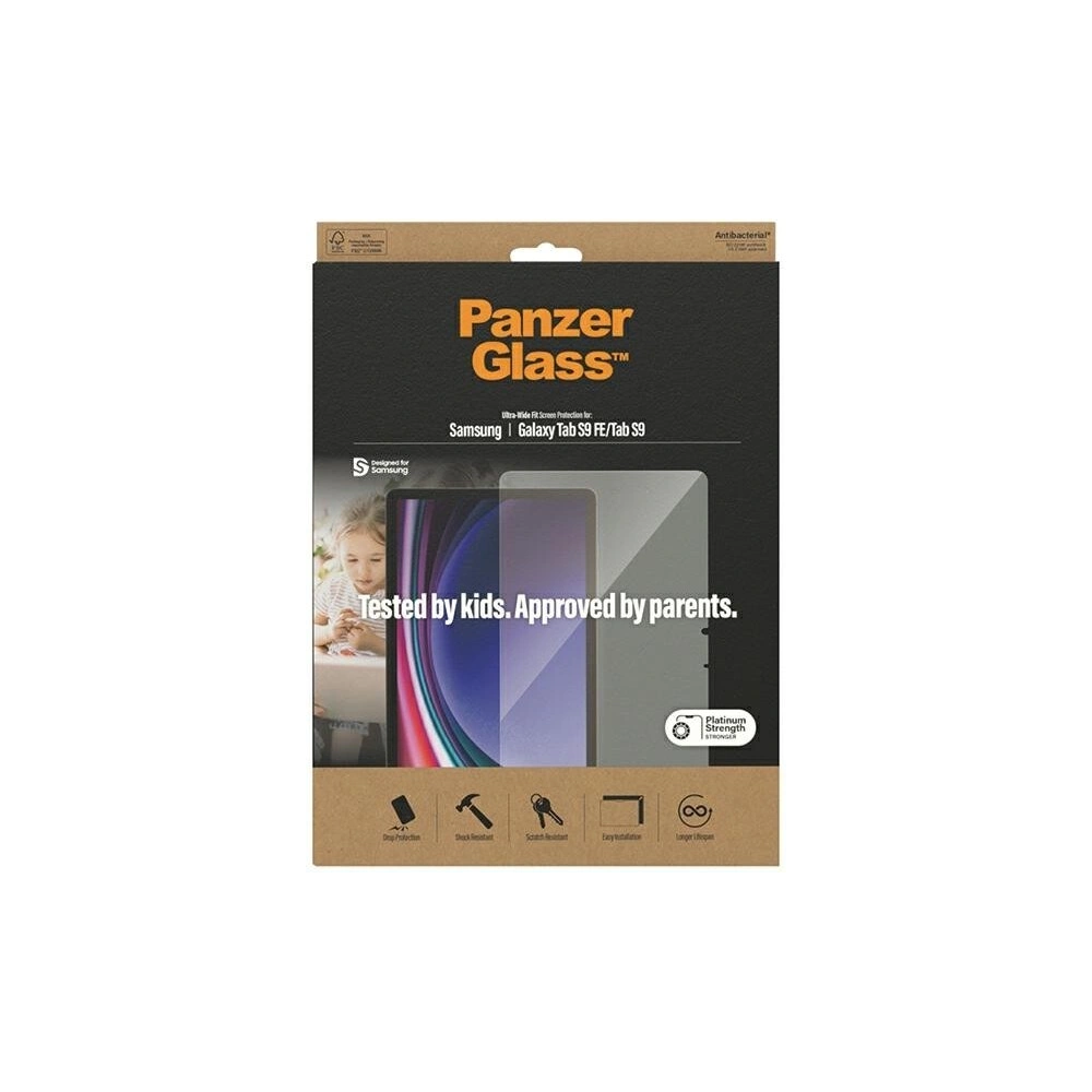 Szkło hartowane PanzerGlass Ultra-Wide Fit Samsung Tab S9 / S9 FE - Galaxy Tab S9 - PanzerGlass