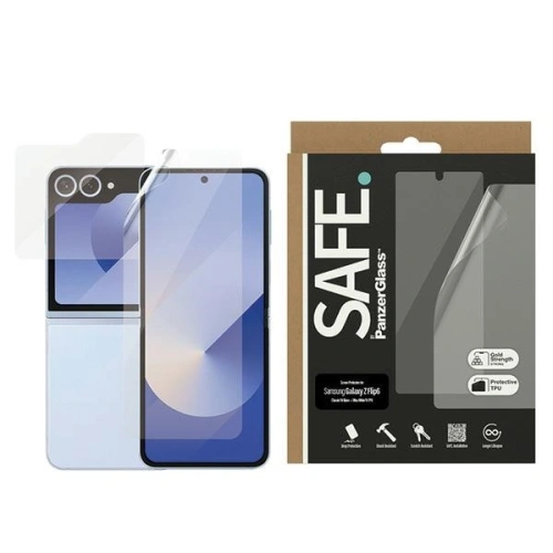 Kup Fólia + üveg SAFE by PanzerGlass Csomag 2in1 Samsung Galaxy Z Flip6 Képernyővédő Ultra Wide-Fit + TPU Classic Fit - PZG690 - {ean13} - Sklep Home Screen