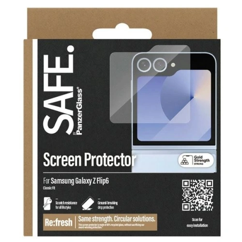 Kup Edzett üveg SAFE by PanzerGlass Samsung Galaxy Z Flip6 képernyővédő Classic Fit - PZG692 - {ean13} - Sklep Home Screen